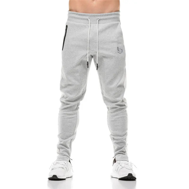 2019 Men's Cotton Jogger Sportswear Pants: Casual Fitness Workout Skinny Sweatpants